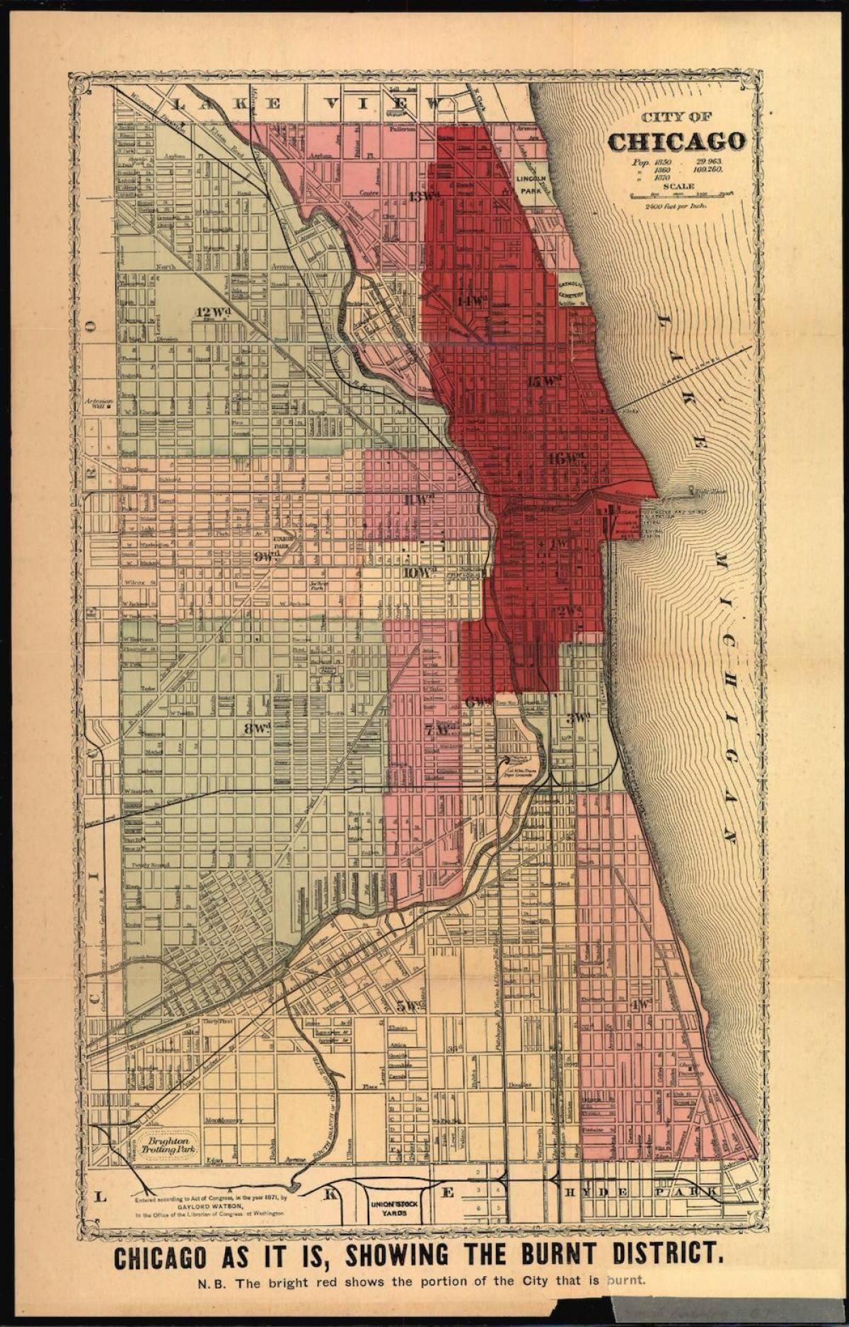 peta besar Chicago api