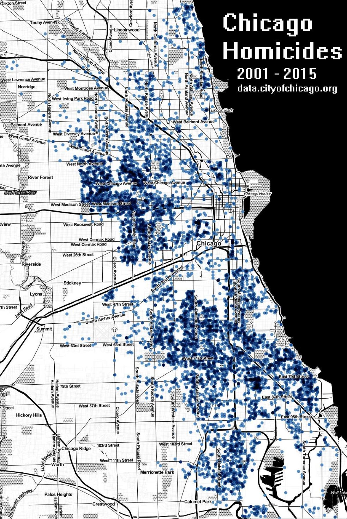Chicago pembunuhan peta