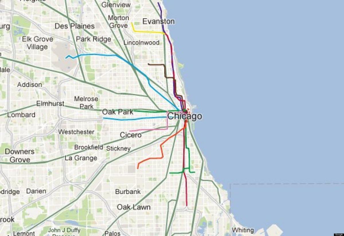 kereta api peta kereta bawah tanah