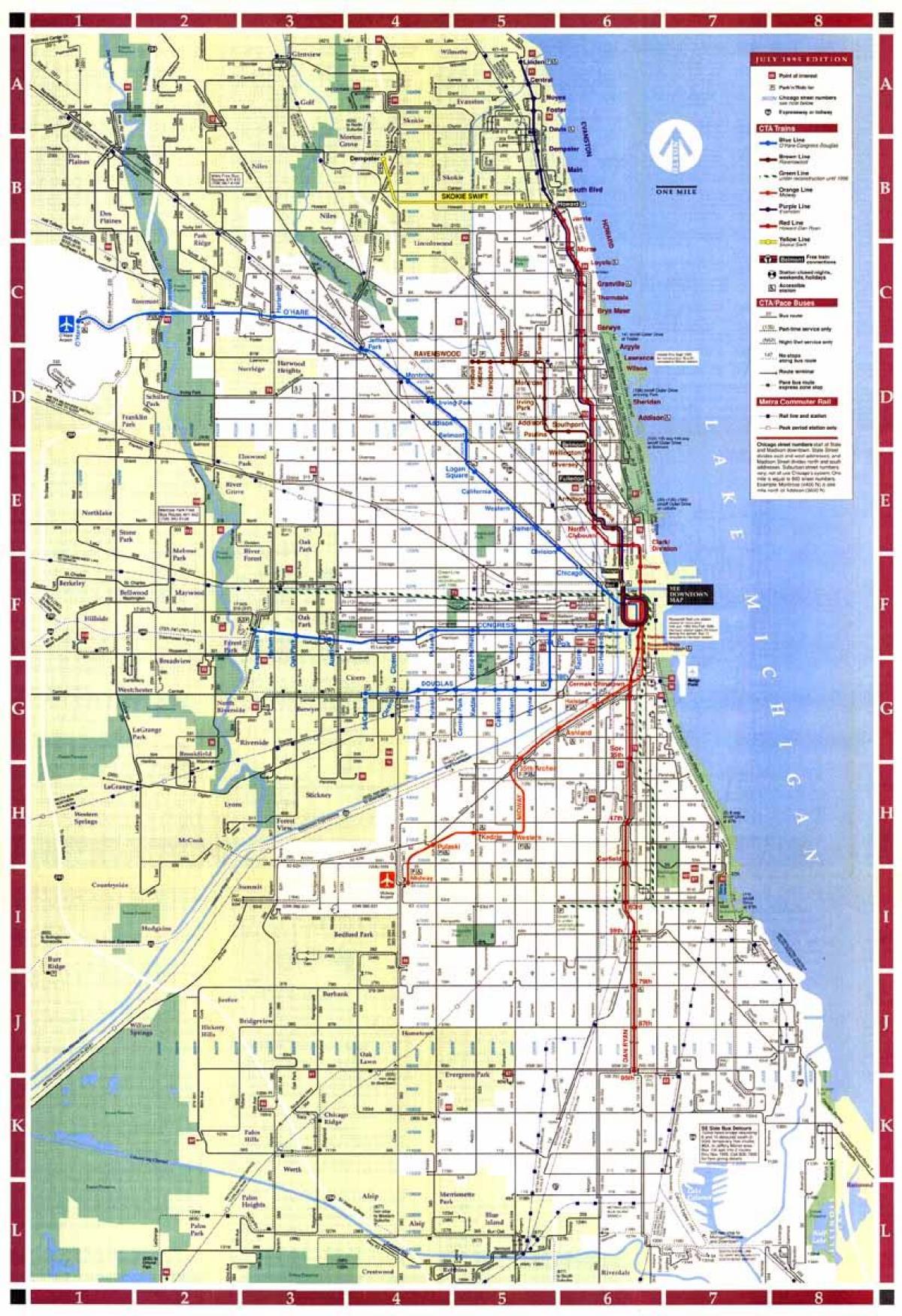 bandar Chicago peta