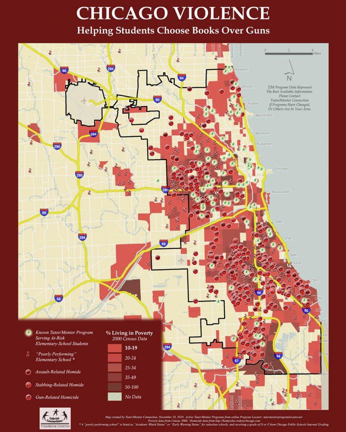 peta kejahatan Chicago