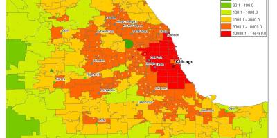 Demografi peta Chicago