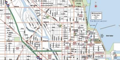 Peta jalan Chicago