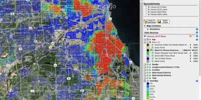 Chicago menembak hotspot peta