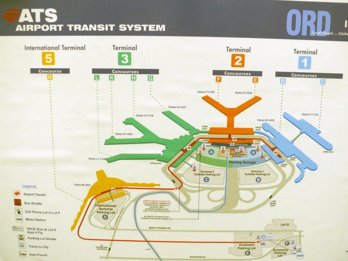 peta O Hare terminal